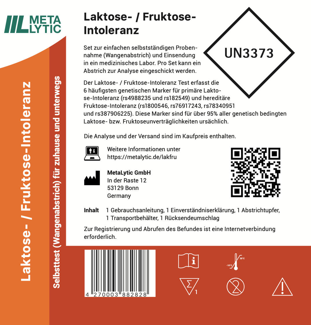 Selbst-Test auf Laktose- und Fruktose-Intoleranz (COMING SOON)