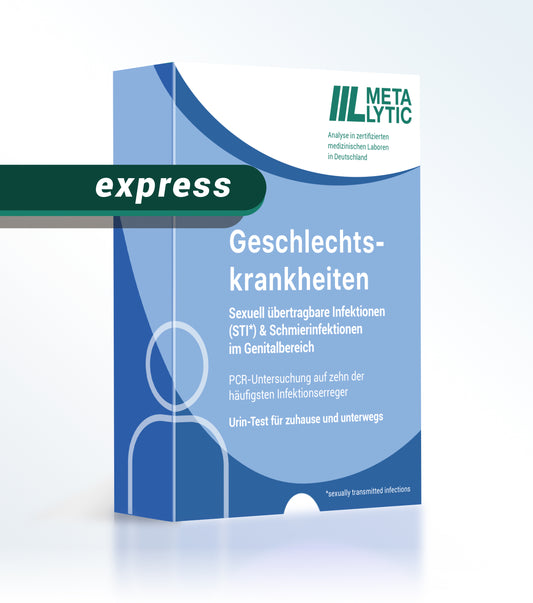 XXL Express-Test "10-in-1" für Geschlechtskrankheiten (STI-Test)